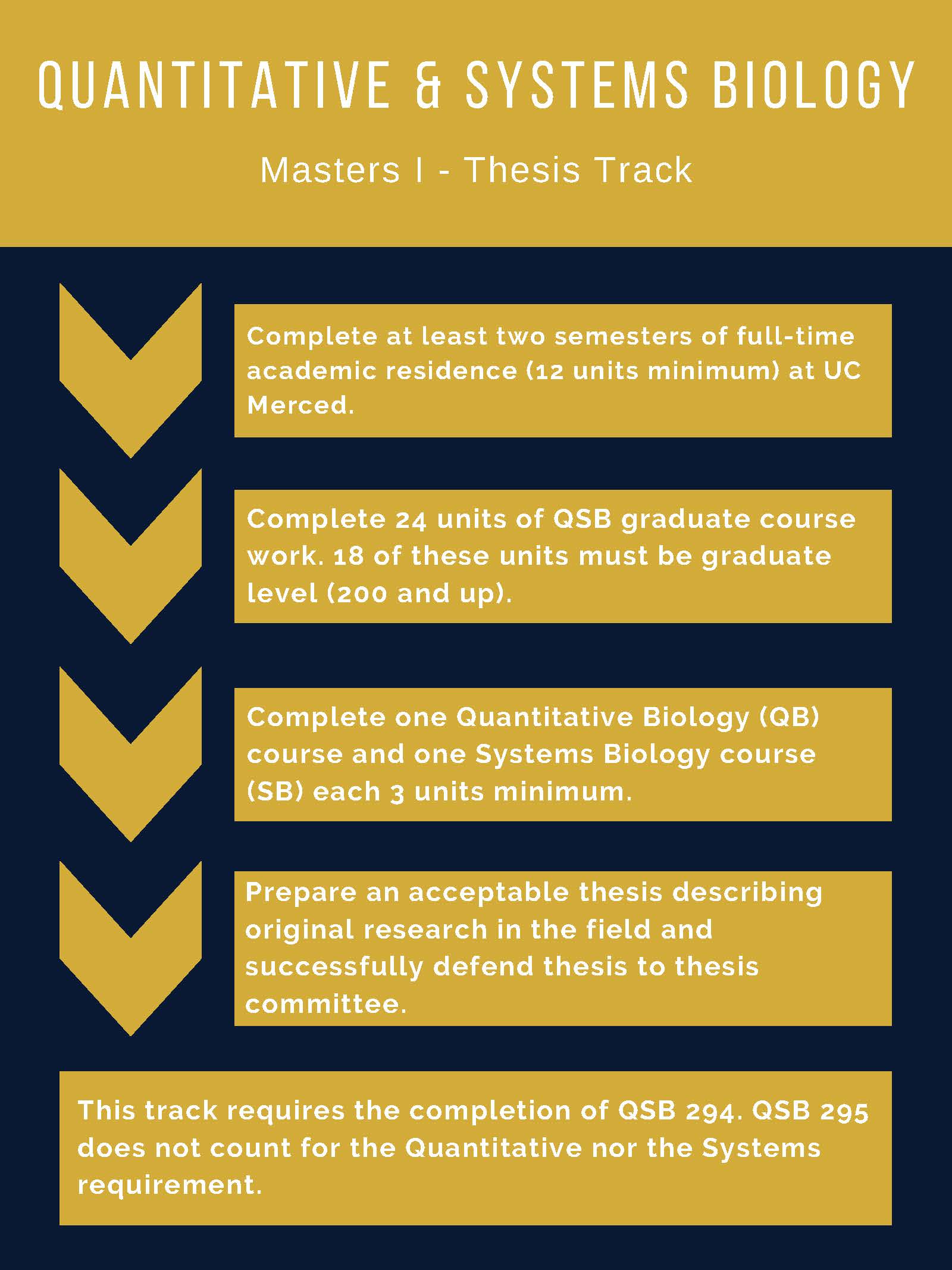 Master Thesis Track infographic