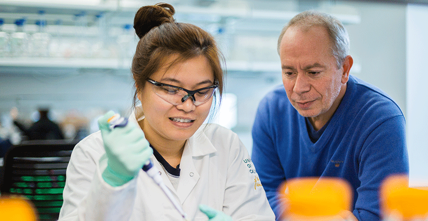 Professor Victor Muñoz and his bioengineering lab are making intriguing discoveries in genetics.